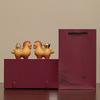 Horse Ornament for Prosperity, Handcrafted Resin Table Décor with Spinnable Gold Ingots and Gourds, Fortunate Feng Shui Present