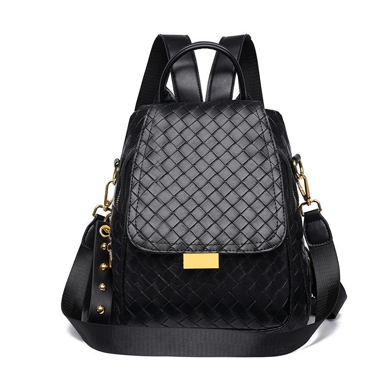 Retro Fashion Casual Woven Single Shoulder Backpack