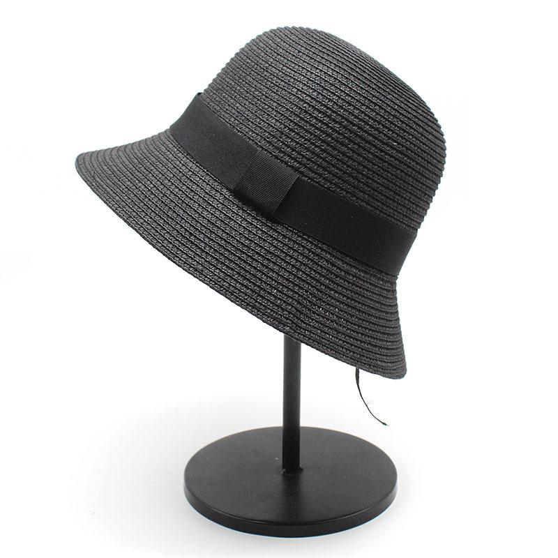 Summer Japanese Straw Hat Bucket Hat Women'S Breathable Sunshade Bucket Hat Casual Bell Basin Hat Tide
