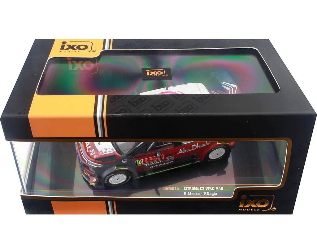 ixo C3 WRC 2018 Rally Portugal Nagle RAM675 Citroën #10 K. Meeke-P.