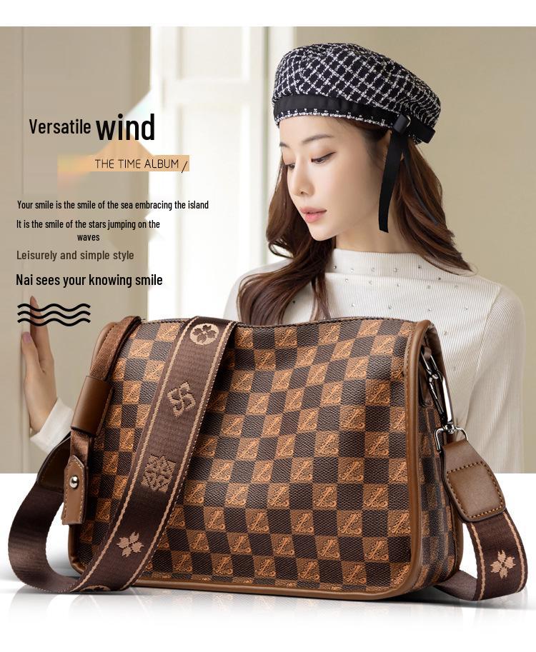 Geantă de umăr crossbody de damă cu capacitate mare 2023 pentru mame de vârstă mijlocie și vârstnice