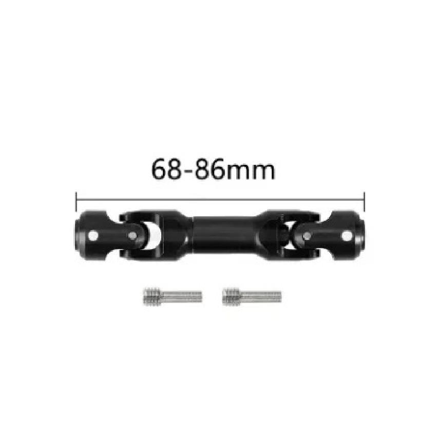INJORA Steel Heavy-Duty Drive Shaft for 1:10 Rc Car Accessories Crawler Axial SCX10 90046 AXI03007 TRX4 Redcat Gen8 Accessories