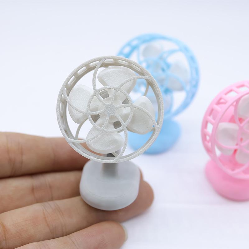 1:12 Dollhouse Miniature Electric Fan - DIY Playhouse Scene Furniture Ornament
