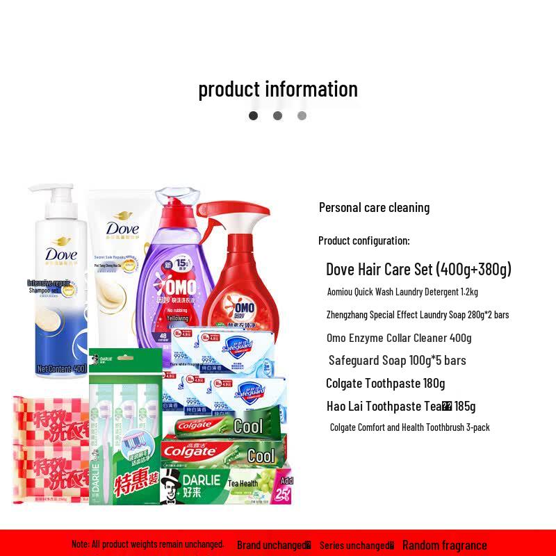 Dove JFY-17 Hair & Personal Care 14-Piece Essentials Set