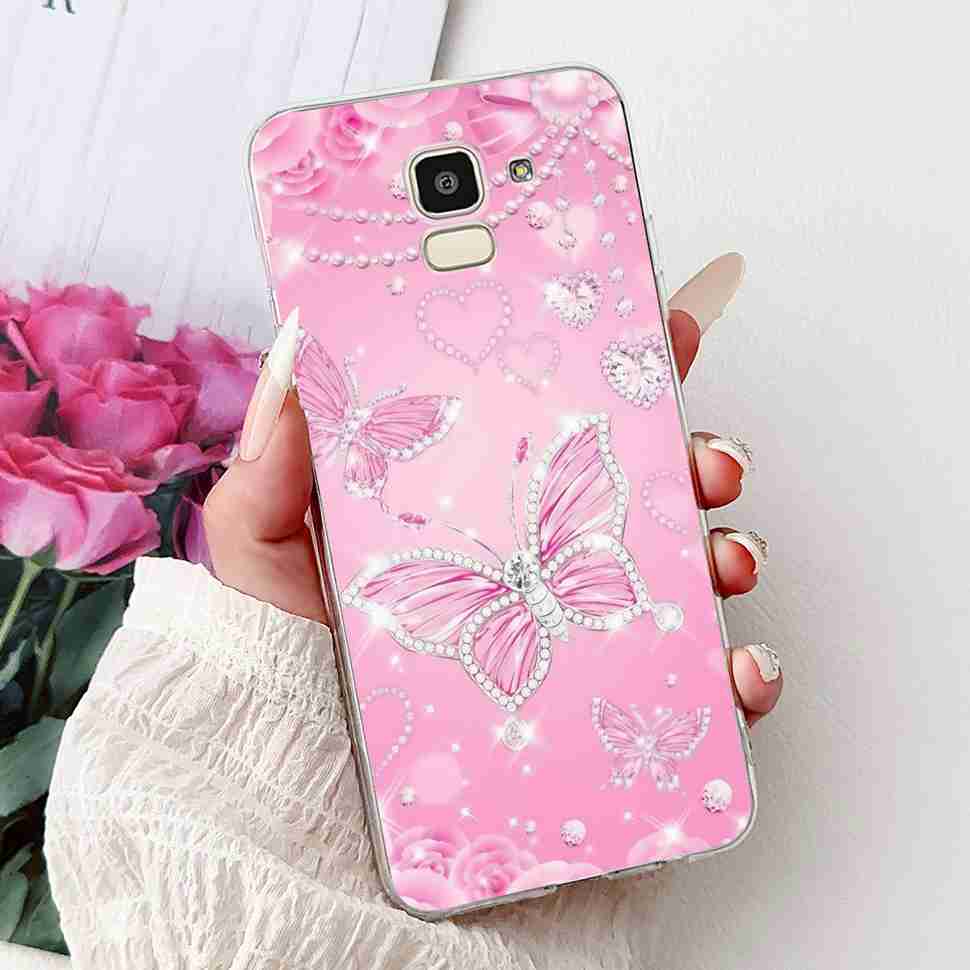 For Samsung Galaxy J6 2018 SM-J600F Case Popular Love Cool Tiger Soft Silicone TPU Cover For Samsung j6 J6 2018 Phone Shell Bag