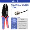 YF-L7 Hand-Powered Coaxial Ratchet Crimp Kit with 6 Replaceable Jaws  Customizable Tool Sets for RG Cable RF Connectors