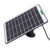 5W Solar Panel Fit for   Pro 5S Surveillance Camera Monocrystalline Silicon Solar  r with 3 Pin Interface for Security Camera Doorbell