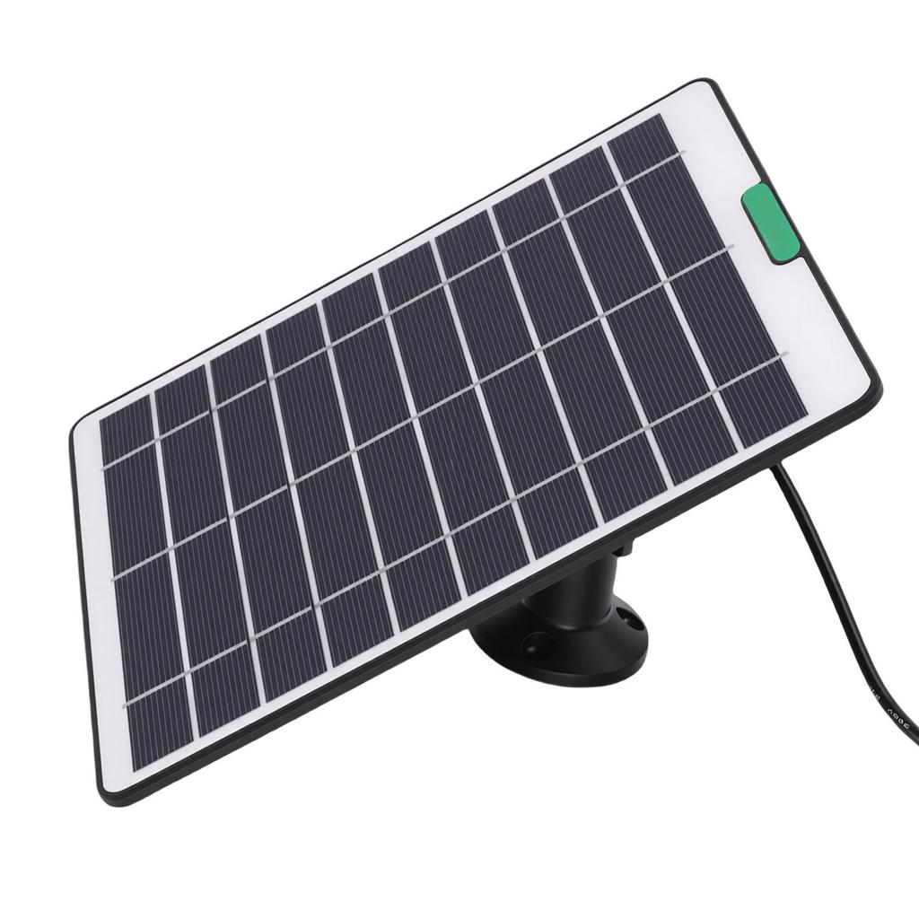 5W Solar Panel Fit for   Pro 5S Surveillance Camera Monocrystalline Silicon Solar  r with 3 Pin Interface for Security Camera Doorbell