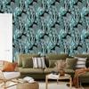 Drawn leaves forest wallpaper for living room and bedroom 50x1000