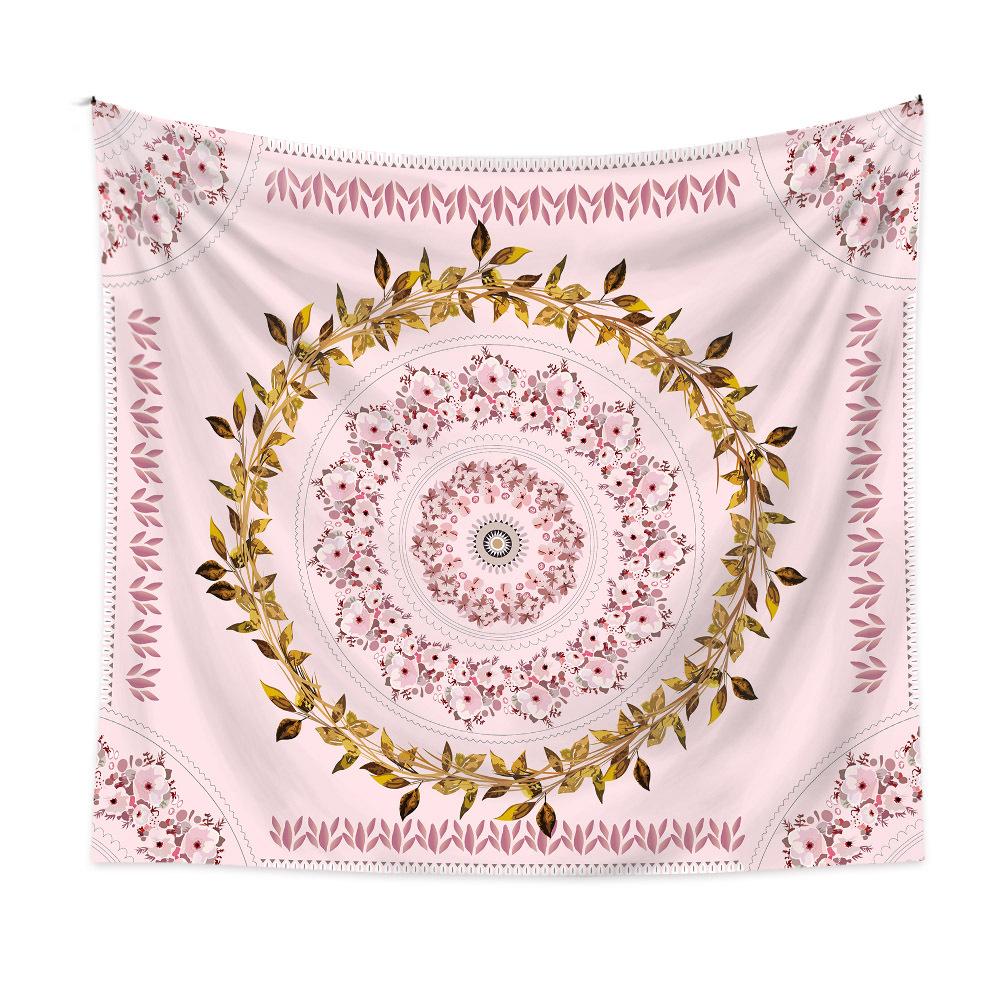 Bohemian Mandala Tapestry Home Living Room Decoration Wall Hanging Tapestry Hippie Flowers Bedroom Dorm Decor Tapestries