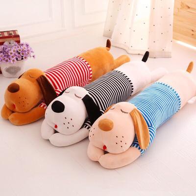 Cartoon Cute Cartoon Striped Dog Sleeping Pillow Girl Christmas Gift
