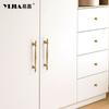 Single Hole Brass Drawer Pulls Wardrobe TV Cabinet Entryway Cabinet Nightstand Handle Furniture Hardware Knob 96mm 128mm