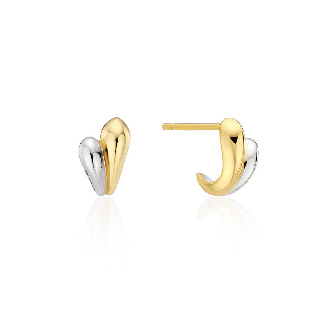 [By Iyer] Subni Silver (C) Finger Heart Earrings Bh6E45617C9Xxx