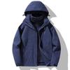 Unisex 3-in-1 Waterproof Windproof Outdoor Jacket With Fleece Liner Hiking Climbing Skiing Small Stature
