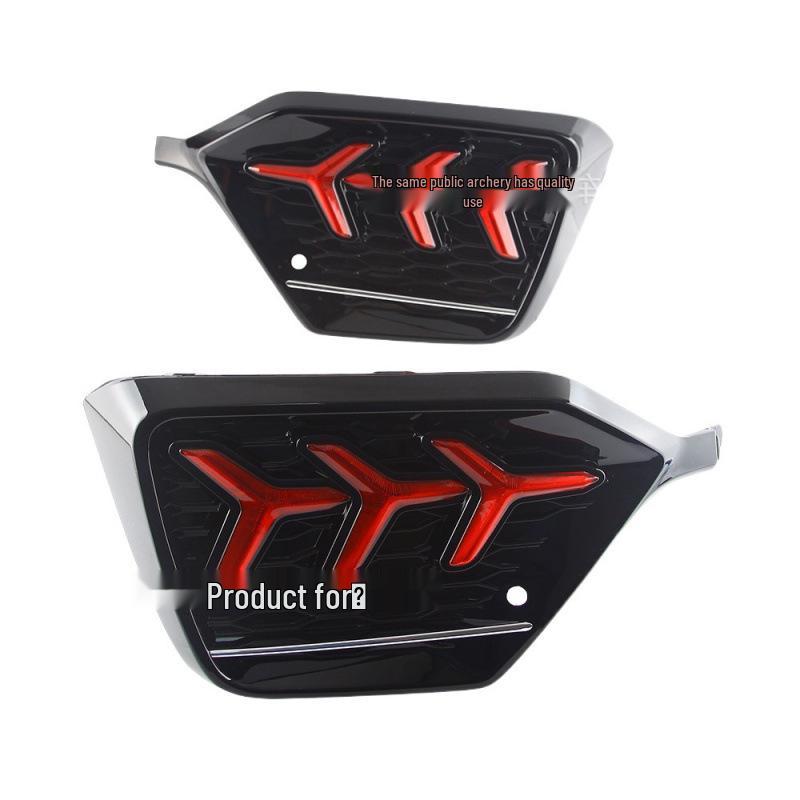 Compatible with Honda Civic hatchback rear bumper lights, 10th-gen Civic hatchback, brake lights, and rear warning lights.