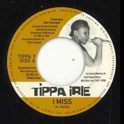 7-Zoll-Single TIPPA IRIE I Miss Bredda Manny TIPPA7 Greensleeves 1998 UK Reggae Ska Dub Gebraucht