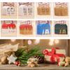 100pcs Merry Christmas Tags Kraft Paper Card Gift Label Tag DIY Hang Tags