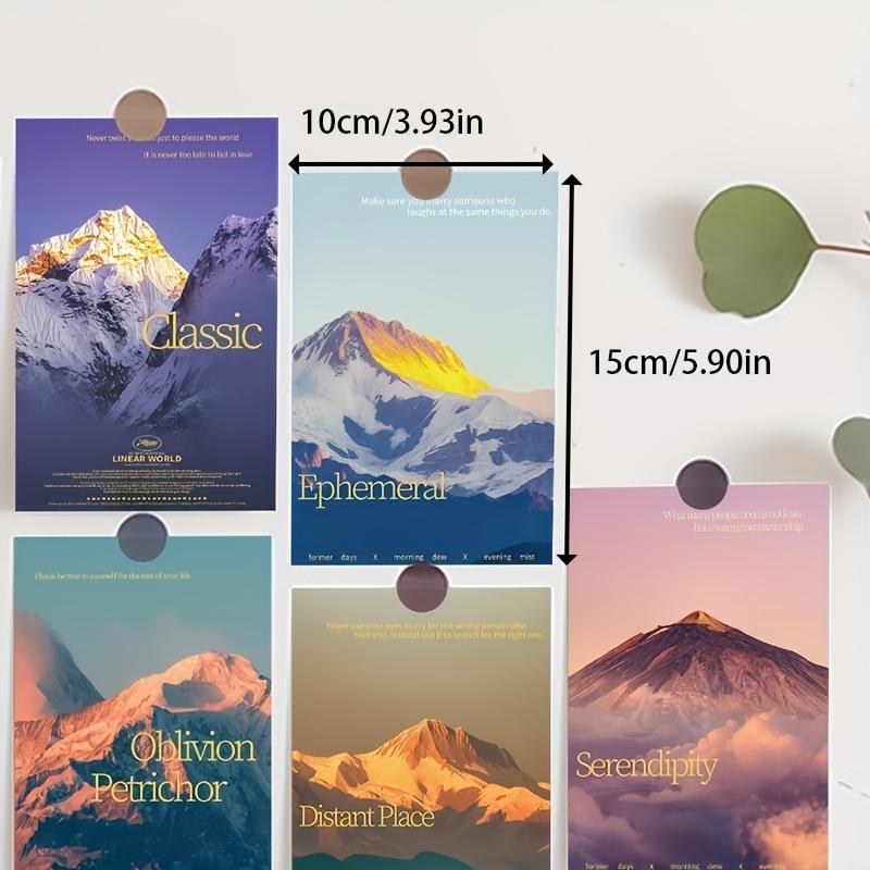20 Blatt Sonnenuntergang Jinshan Postkarten - Hochwertige Literarische & Romantische Landschaft Wandaufkleber, Ideal für Atmosphärendekoration & Handkonto Dekoration