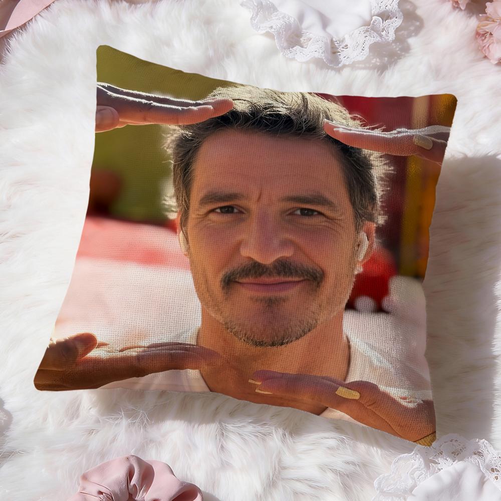 

Новая декоративная наволочка P-Педро Паскаль Премиум Комфорт Двусторонняя наволочка - Дизайн Два в одном для любой комнаты и салона автомобиля 30cmx30cm