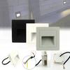 Waterproof Led Step Light Ip55 Black Aluminum 3w For Outdoor Balcony And Garden