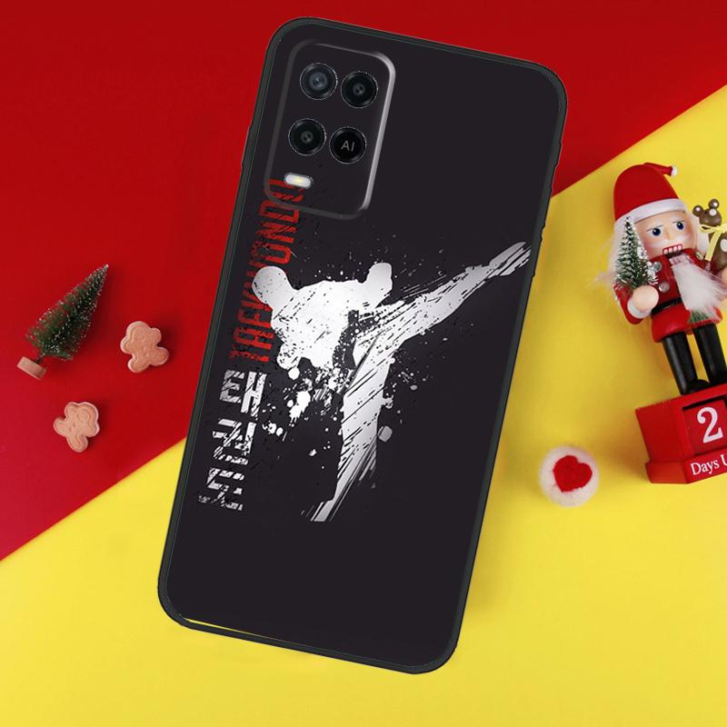 Kungfu Taekwondo Case For Oppo A80 A60 A40 A15 A16 A17 A57 A94 A74 A54 A76 A96 A18 A38 A58 A78 A98 A6 A5 Pro