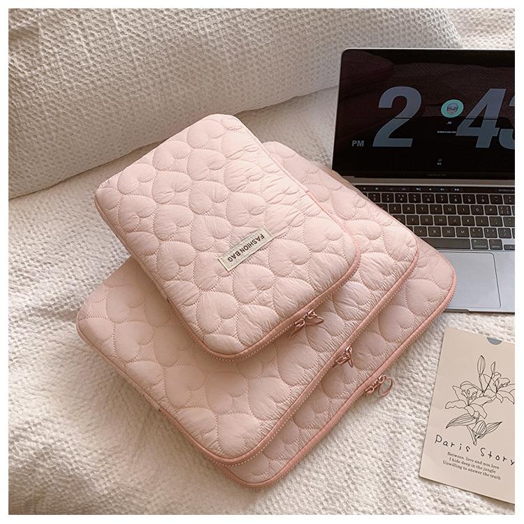 

TS JYL laptop bag,Cute Love Girl Laptop Sleeve 11 Inch iPad Case 14 Inch Notebook Bag 14 inches рожевий