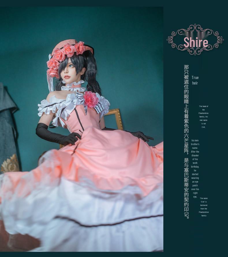 Black Butler Ciel Cosplay Kostuum - Dames Bocchan Shota Sebastian Anime Outfit