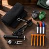 Golf Towel and Brush Set Lightweight Gear Highly Absorbent for Golfers