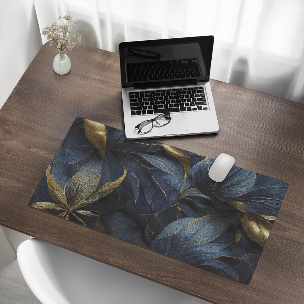 Designer Protective Laptop Pad Leaves with Elegance 90x45 cm