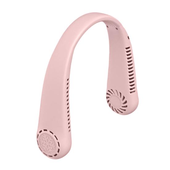 Neck Fan, Lightweight Bladeless Hanging Portable Fan, Hands Free Fan 3 Speed Adjustable Design, Long Battery Life Personal