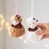 Plush Little Lamb Hanging Pendant Window Decor New Year Xmas Decoration Sheep Pendants  Christmas