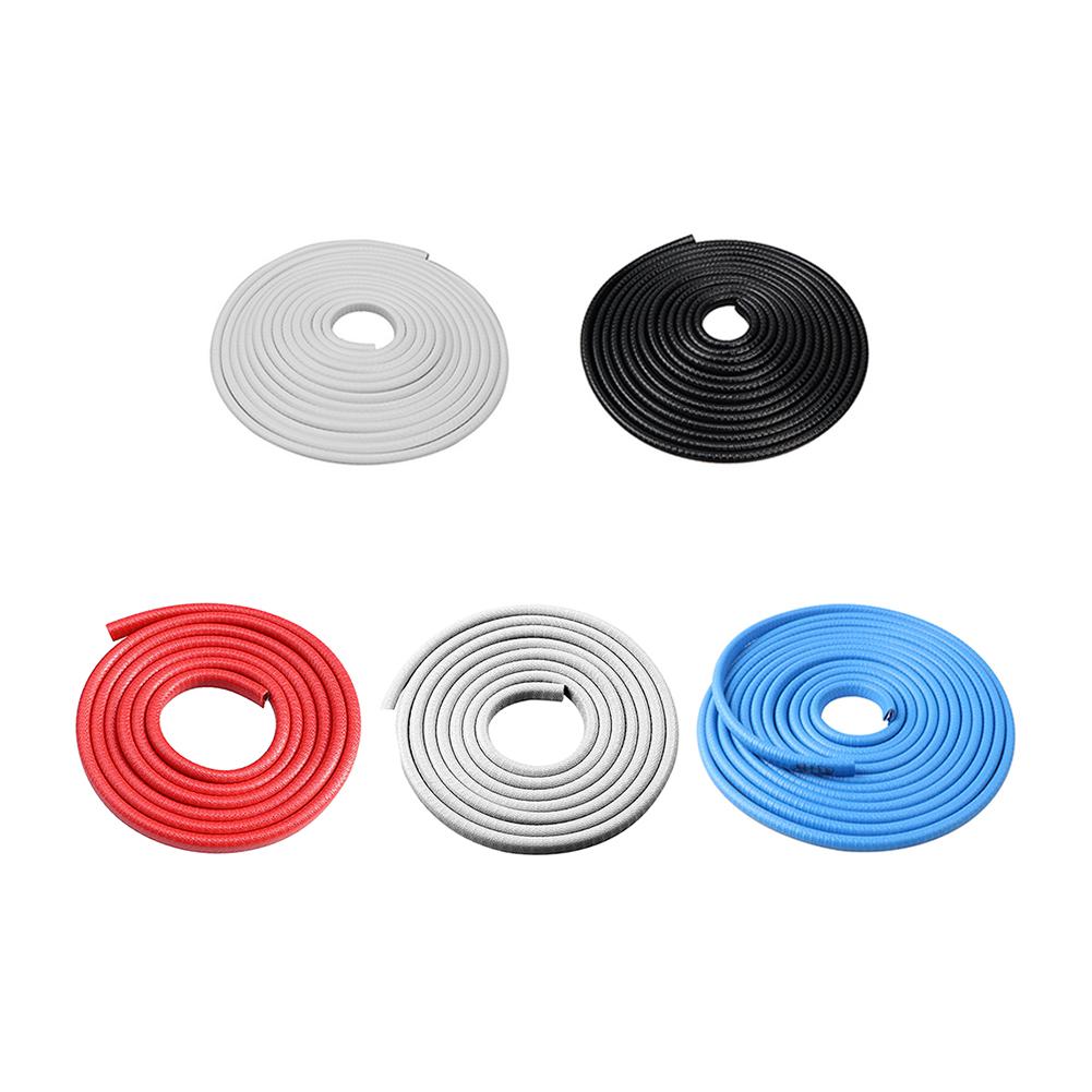 5m Car Door Scratch Protector Strip Trim Edge Sealing Guard Paste-free with Steel Disc Bumper Trim Styling Car