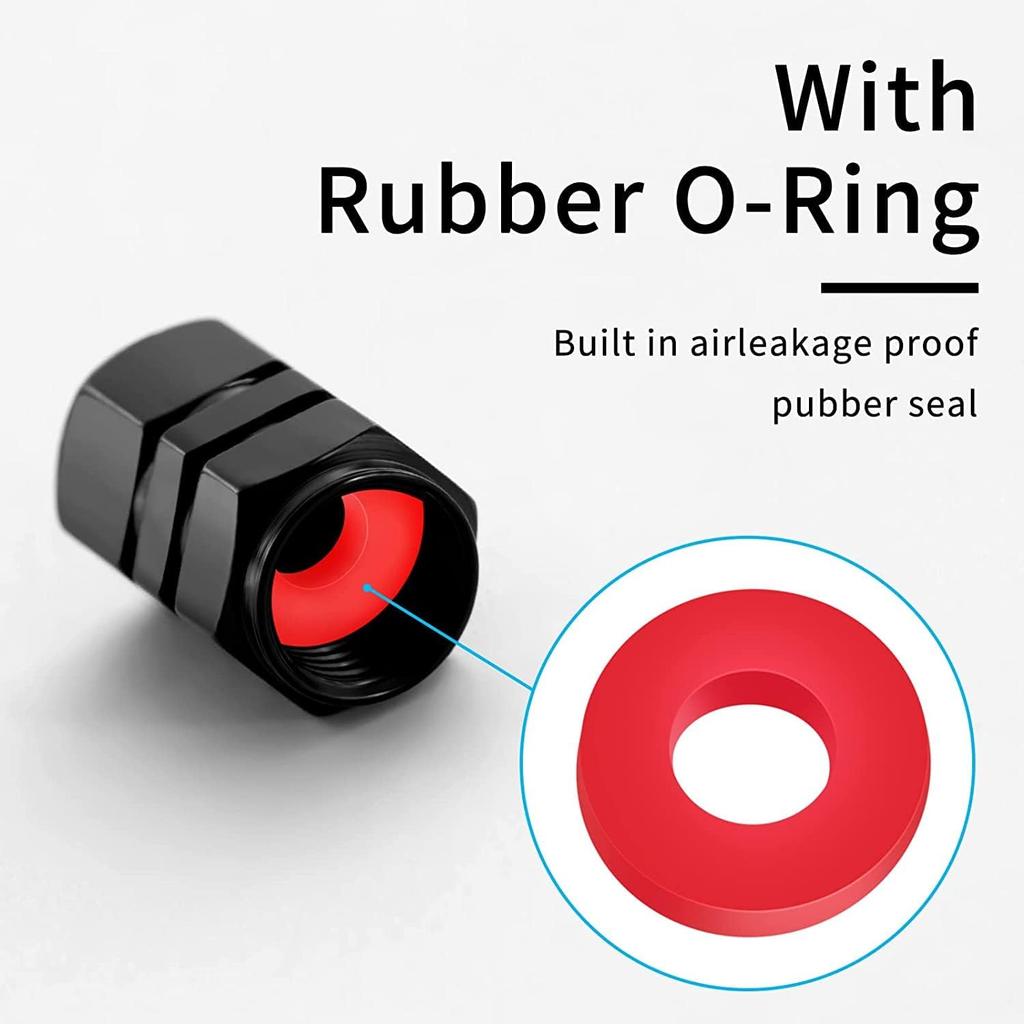 5 Tire Valve Caps for KIA NIRO Rio Sportage Sorento Soul Stinger Seltos Cadenza K900 Forte Car Accessories Tire