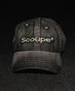 SCOUPE Logo Vintage Denim Ball Cap_Black
