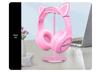 Premium Metal Headphone Stand with Desktop Storage and Display
