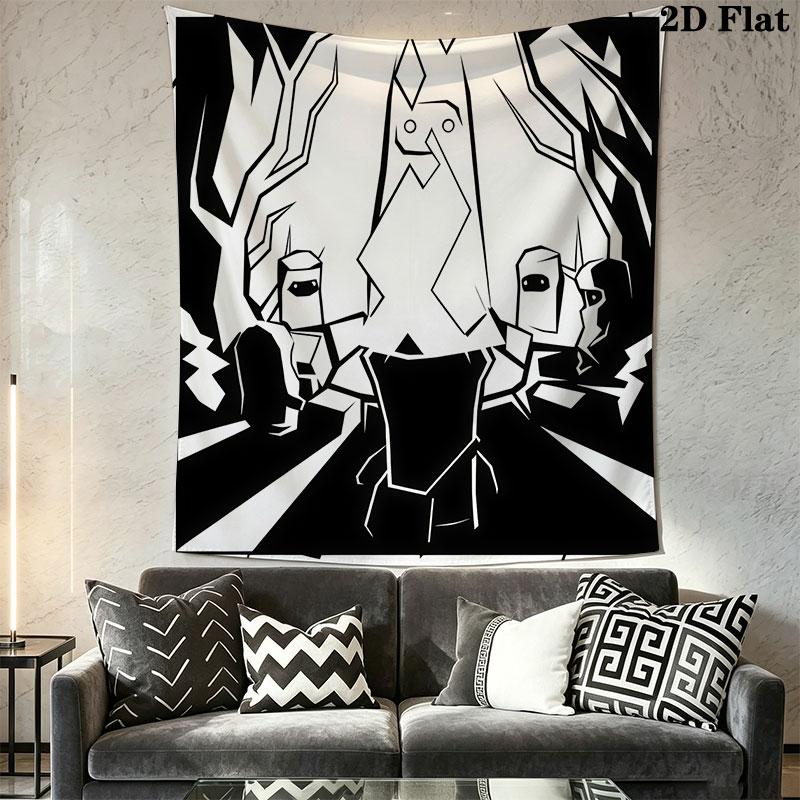 The Last Campfire Wall Hanging Printed Fabric Blanket Decorative Tapestries for Bedroom Living Room Home Decor