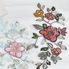 Exquisite Beaded Sequins Flower Embroidery Cloth Sticker Fashionable Three-Dimensional Flower Decoration Accessories Cheongsam Hanfu Lace Decal