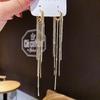 925 Sterling Silver Korean Tassel Earrings - Super Fairy Temperament Long Ins Style