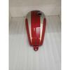 Fit For Triumph T120 Cherry & Silver Painted Aluminium Petrol Fuel Gas Tank +Cap