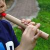 Children'S Musical Instrument Toys Beech Flute Tuba Clarinet Six-Hole Musical Instrument Wooden Toys Exercise Vital Capacity