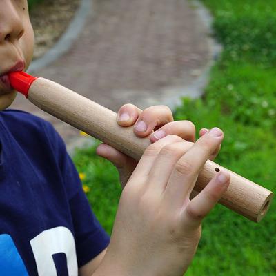 Muziek Instrument Speelgoed voor Kinderen Beuken Houten Fluit Tuba Klarinet Zes-Gats Muziek Instrument Houten Speelgoed Oefen Longcapaciteit
