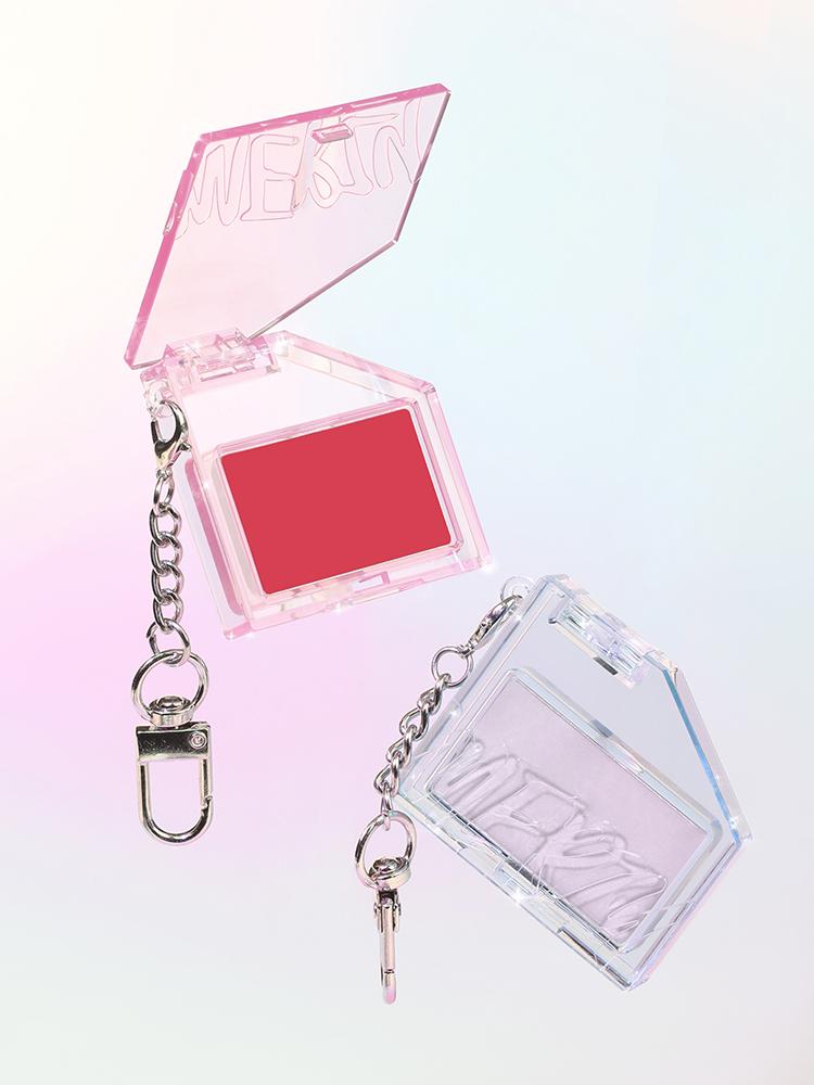 Merzy Lets Wearing Lip & Cheek Keyring - 01 Apple Red