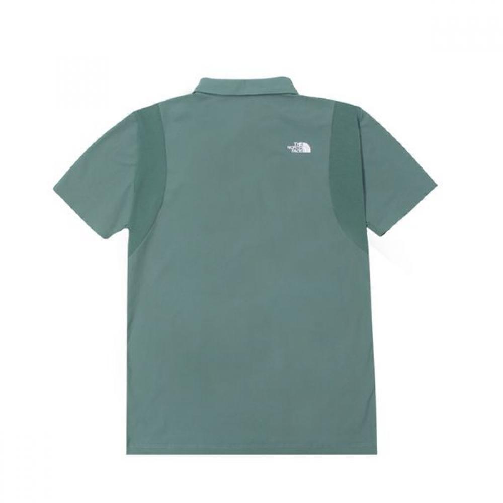 The North Face Men S Ice Green Short Sleeve Polo Shirt Nt7pr01d