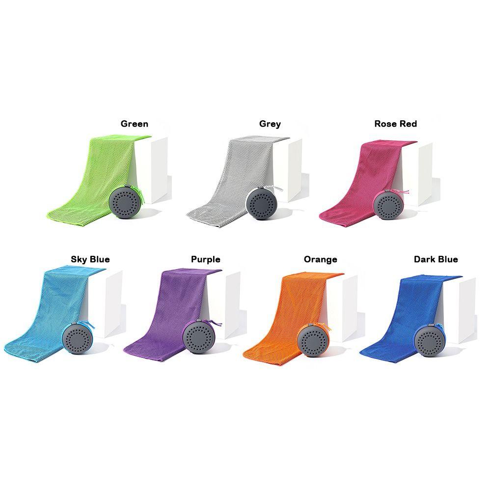 High Quality 30*80cm Cooling Towel Quick Dry Breathable Fabric Fitness Towel Storage Box Neck Wraps Portable Towel Summer Use