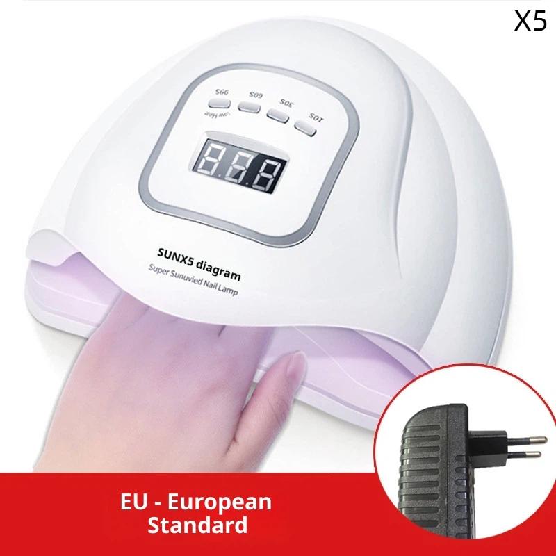 Uv Led Nail Lamp Gel Polish Fast Drying Gel Lamp With Automatic Sensing 4 Timer Professional Nail Dryer Manicure Salon Tools