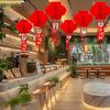 Grand Opening & Anniversary Celebration Red Lanterns - Ceiling Decorations for Shops, Malls, Supermarkets