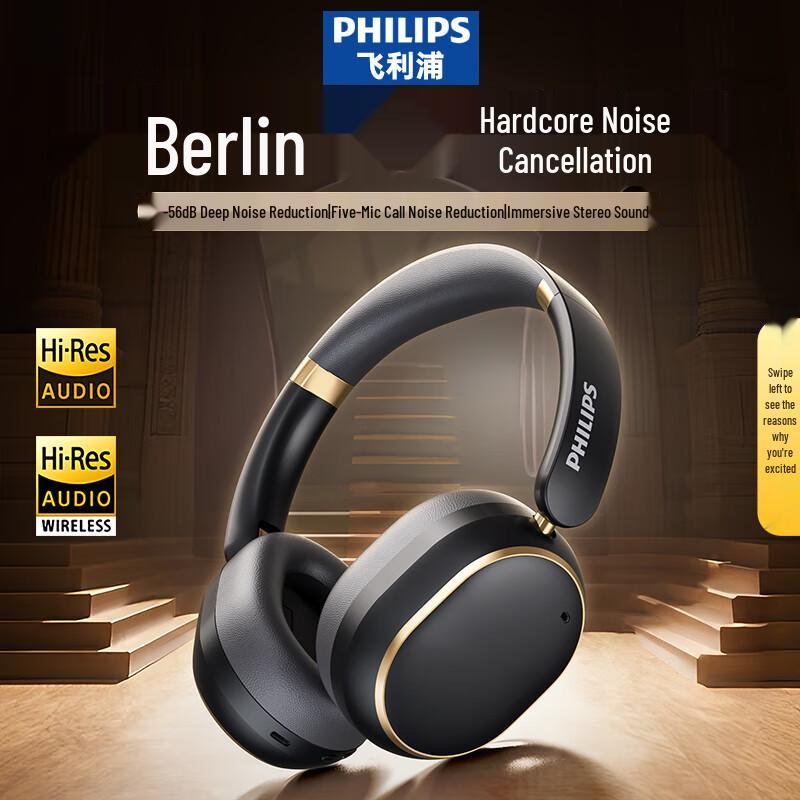 Philips Wireless Over-Ear Bluetooth Headphones