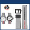 22/24/26mm For Panerai Luminor Submersible Due Luna Rossa PAM01314/1565/1404/441 Watch Strap Nylon Rubber Band Silicone Bracelet