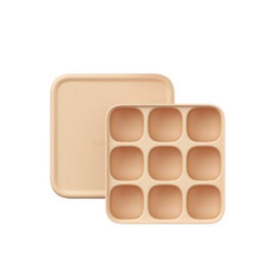 

Atti Rabbit Easy Release Baby Food Cube Multi Silicone Storage Container Square 9 Cavity Pudding Beige