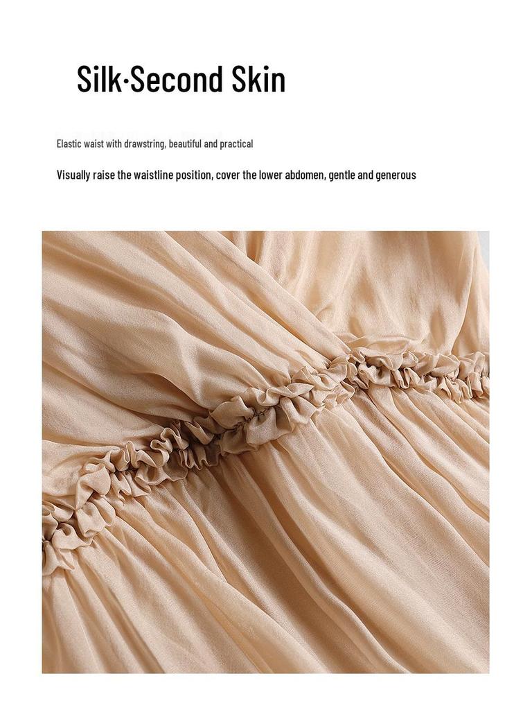 Women's Heavyweight Mulberry Silk Slip Dress - 2025 Summer High-End Beachwear